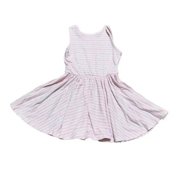 Dot Dot Smile Baby Girl‎ Size 12/24M Pink White Stripe Tank Twirl Dress NWT - Picture 3 of 6